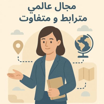 المحور الأول    :    مجال عالمي مترابط  و متفاوت  