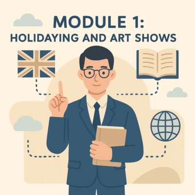 Holidaying and art shows
