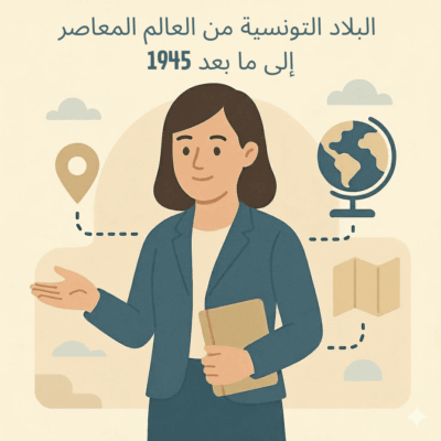 محور البلاد التونسية من العالم المعاصر إلى ما بعد 1945